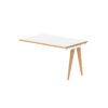 White/Natural Wood