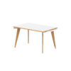White/Natural Wood